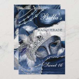 Invitations Masquerade Anniversaire