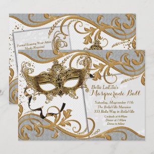 Invitations Masquerade Birthday Event Party