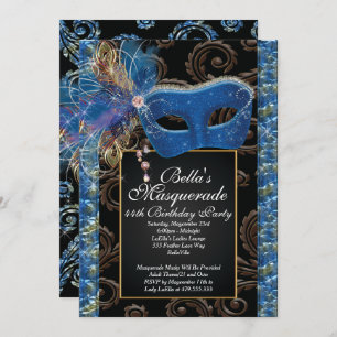 Invitations Masquerade Birthday Event Party