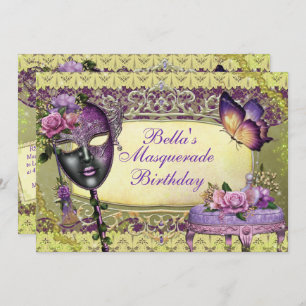 Invitations Masquerade Party