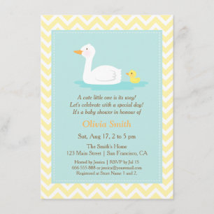 Invitations mignonnes élégantes de baby shower de