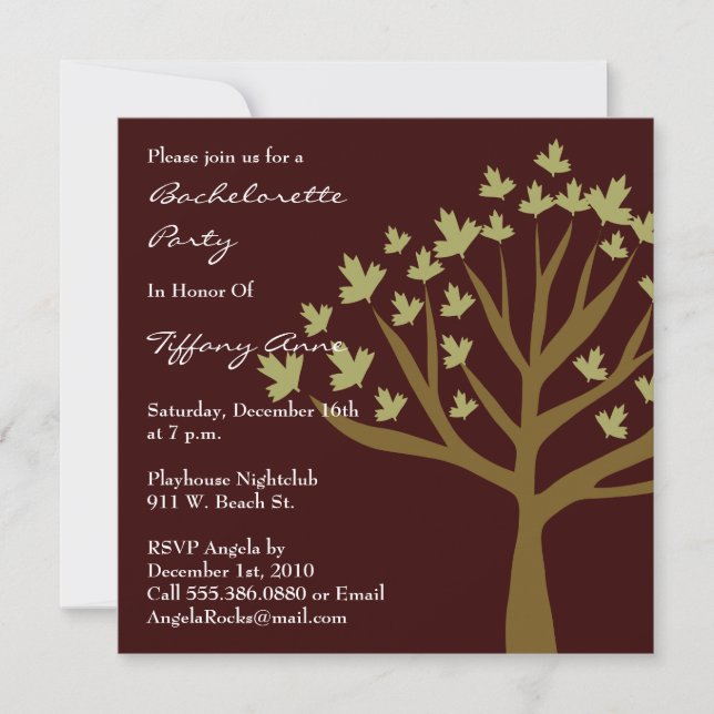 Invitations MIGNONS de concepteur de partie de (Devant)