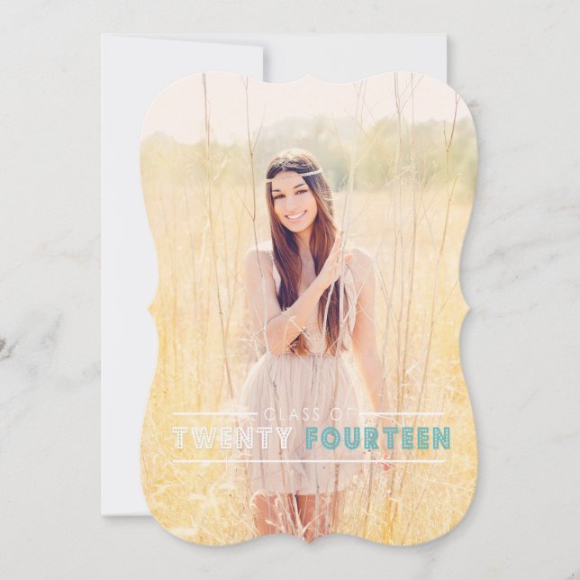 Invitations modernes d'obtention du diplôme (Devant)