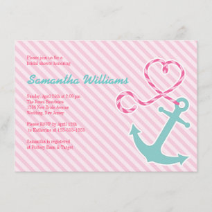 Invitations nautiques mignonnes de Fête de la