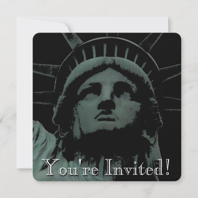 Invitations New York personnalisées New York RSVP (Devant)