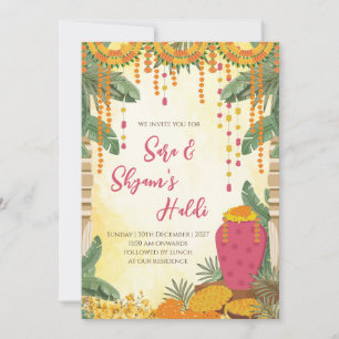 Invitations numériques Haldi Pithi