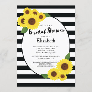 Invitations nuptiales de tournesol d'automne moder