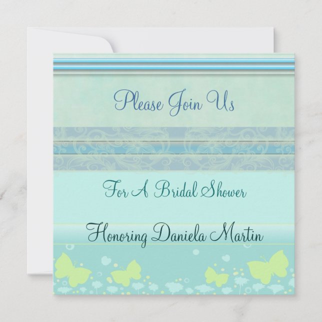 Invitations nuptiales et Wedding showers modernes (Devant)
