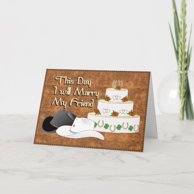 Invitations occidentales de mariage (Devant)