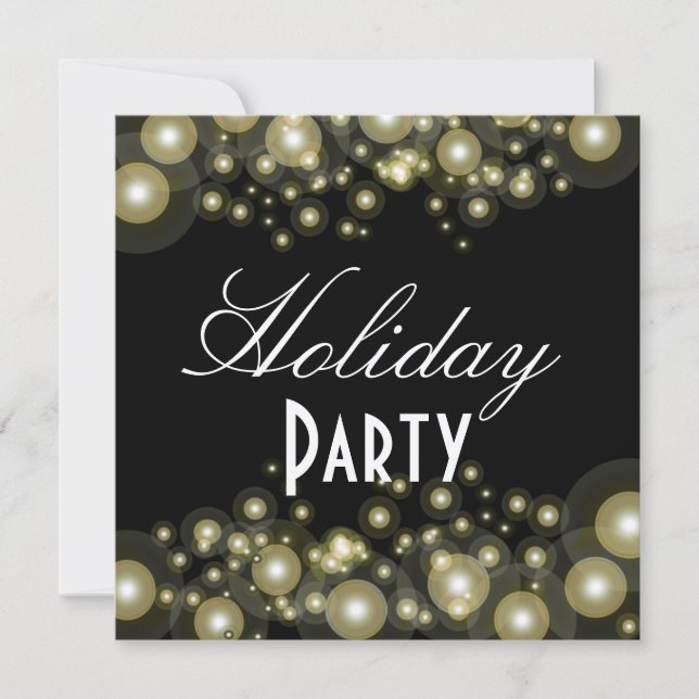 Invitations officielles, bulles de champagne (Devant)