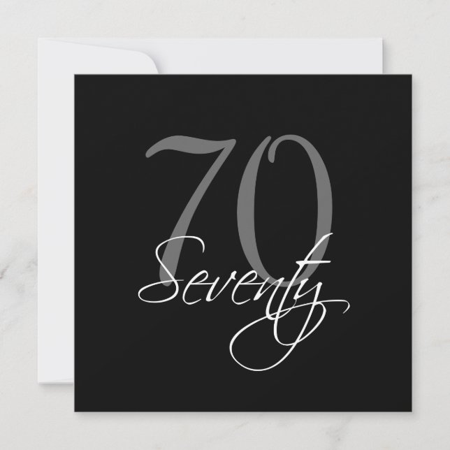 Invitations officielles de Black Grey 70e annivers (Devant)