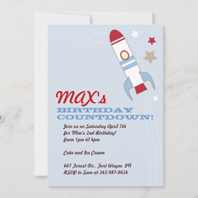 Invitations orientées d'anniversaire de bateau de (Devant)