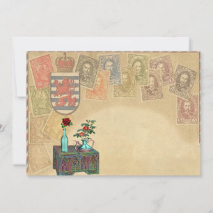 Invitations orientés de Vintage voyage