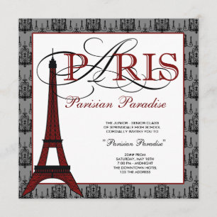 Invitations Paris Prom