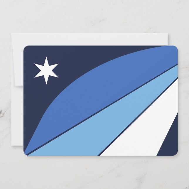 Invitations patriotiques avec Drapeau de Columbia, (Devant)