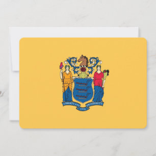Invitations patriotiques avec Drapeau du New Jerse