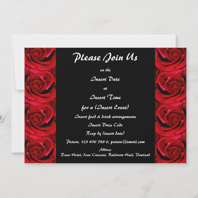 Invitations - personnalisables (Devant)