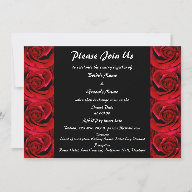 Invitations - personnalisables (Devant)