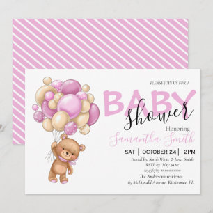 invitations personnalisables à la douche pour bébé
