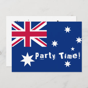Invitations personnalisables du Drapeau australien