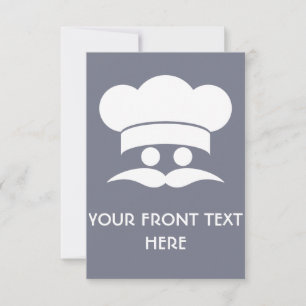 Invitations personnalisées CHEF