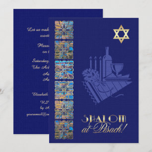 Invitations personnalisées du Seder de Pâques