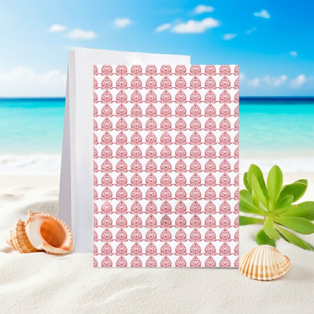 Invitations personnalisées pour chaque événement | (Red florals meet modern minimalism. #zazzlemade #patternlove #stationerystyle)