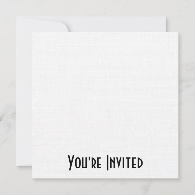 Invitations personnalisés - Concevez votre propre  (Devant)