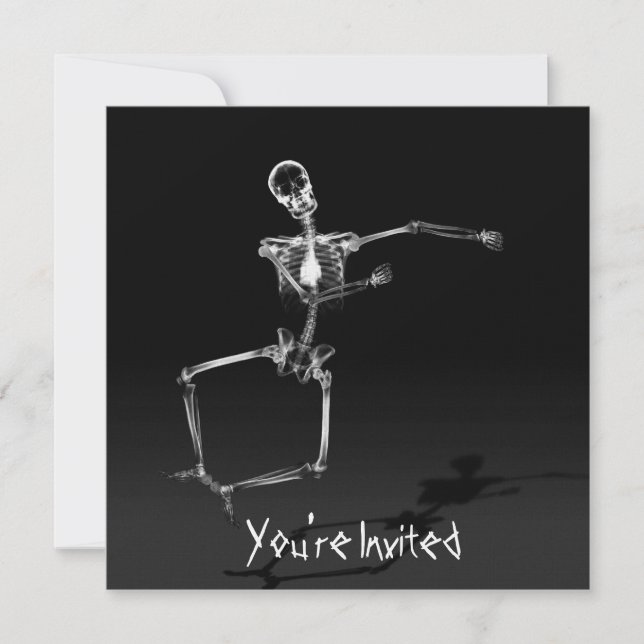 INVITATIONS PERSONNALISÉS - Squelette X-Ray Joy Le (Devant)