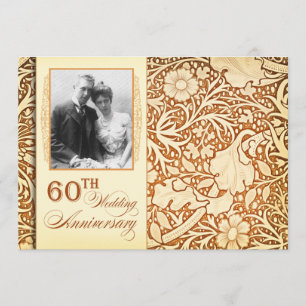 Invitations photo pour le 60e anniversaire du mari