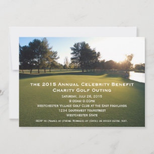 Invitations pittoresque Golf