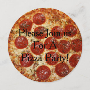 Invitations Pizza Party