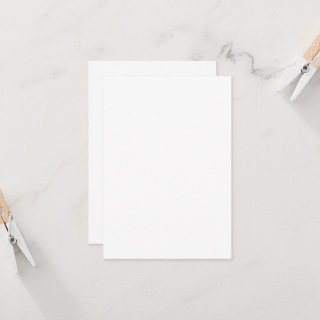 Invitations plates personnalisées 3,5 x 5 | Person (Devant/Arrière en situation)