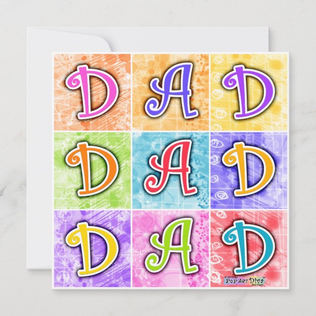 Invitations - Pop Art DAD (Devant)