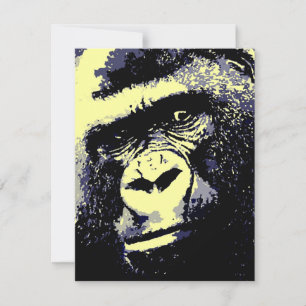 Invitations Portrait Gorilla