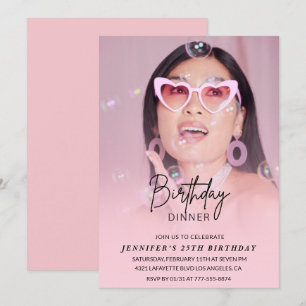 Invitations pour 25e anniversaire Anniversaire Dîn