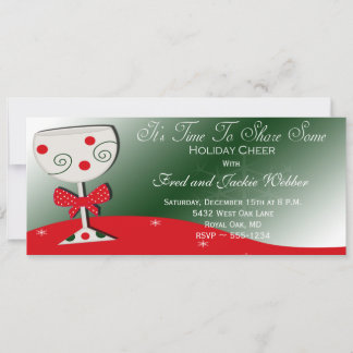 Invitations pour fêtes de Noël ou de Noël