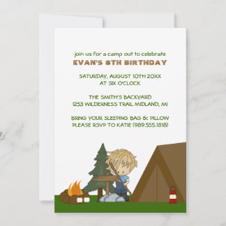Invitations pour la fête d'anniversaire