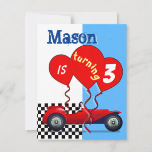 Invitations pour la fête d'anniversaire de bébé