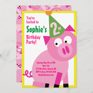 Invitations pour la fête d'anniversaire de l'anima