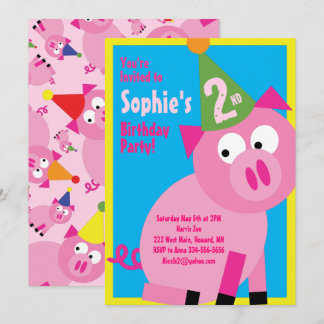 Invitations pour la fête d'anniversaire de l'anima