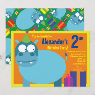 Invitations pour la fête d'anniversaire des enfant