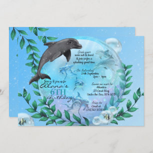 Invitations pour la fête d'anniversaire du Dolphin