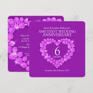 invitations pour la fête du 6ème anniversaire de m