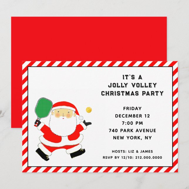 Invitations pour la maison ouverte des fêtes de No (Devant / Derrière)