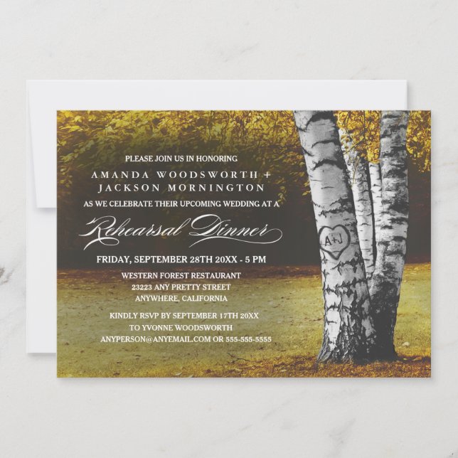 Invitations pour la répétition du boisseau d'autom (Devant)