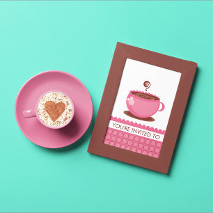 Invitations pour le déjeuner café