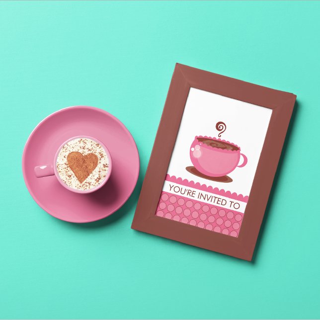 Invitations pour le déjeuner café (Créateur téléchargé)