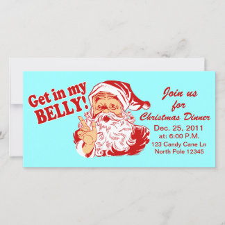 Invitations pour le dîner de Noël