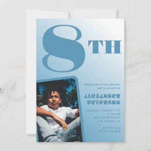 Invitations pour les enfants de 8e anniversaire Ph